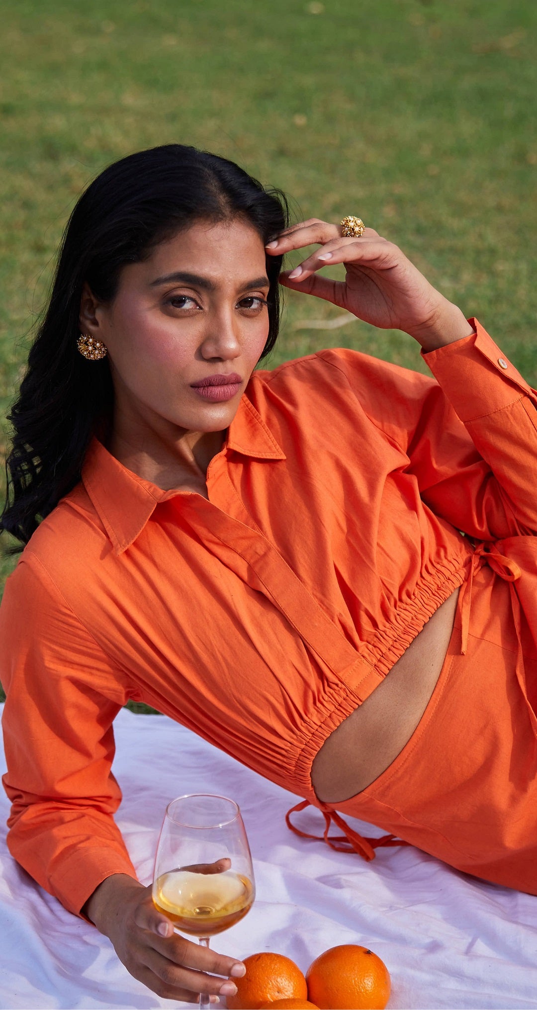 Sunshine Mini Pearl Ring Gold