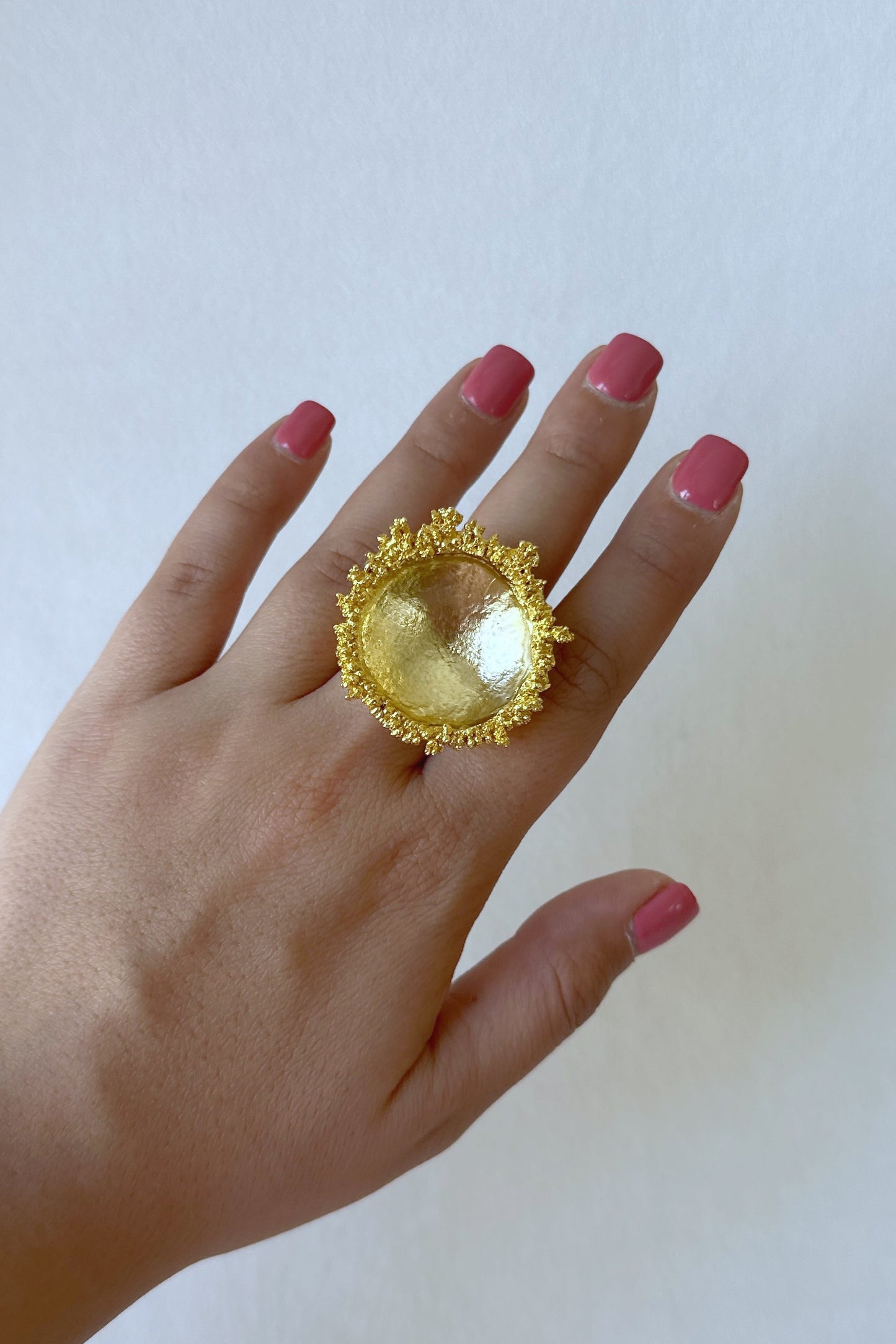 Crater Ring Gold