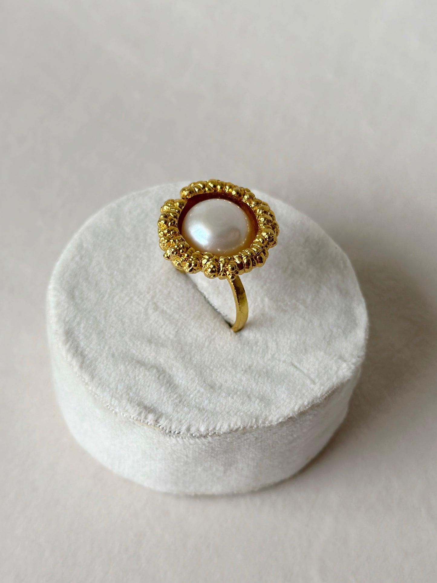 Reef Pearl Ring Gold