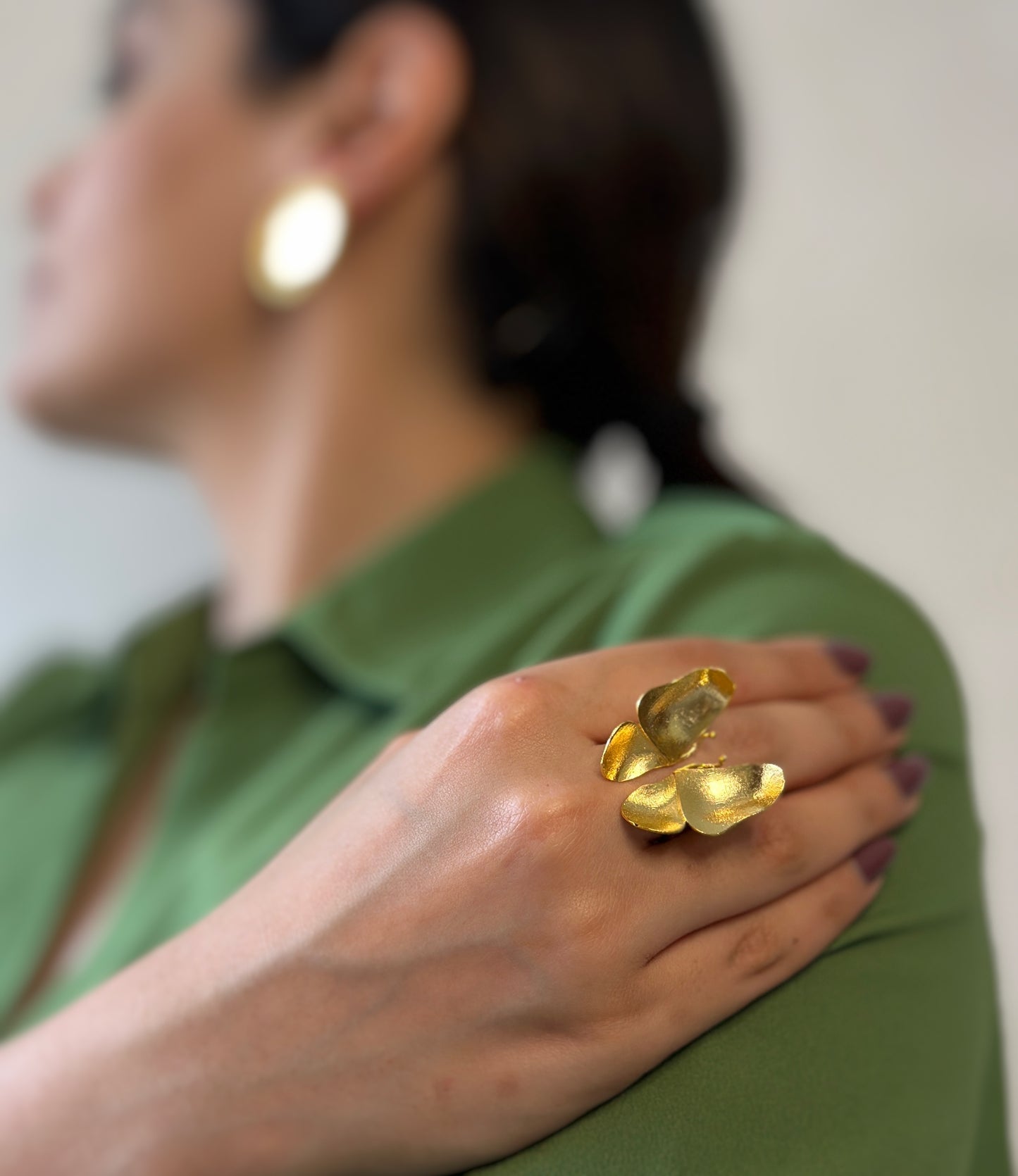 Wings of Spring Open Flexible Ring