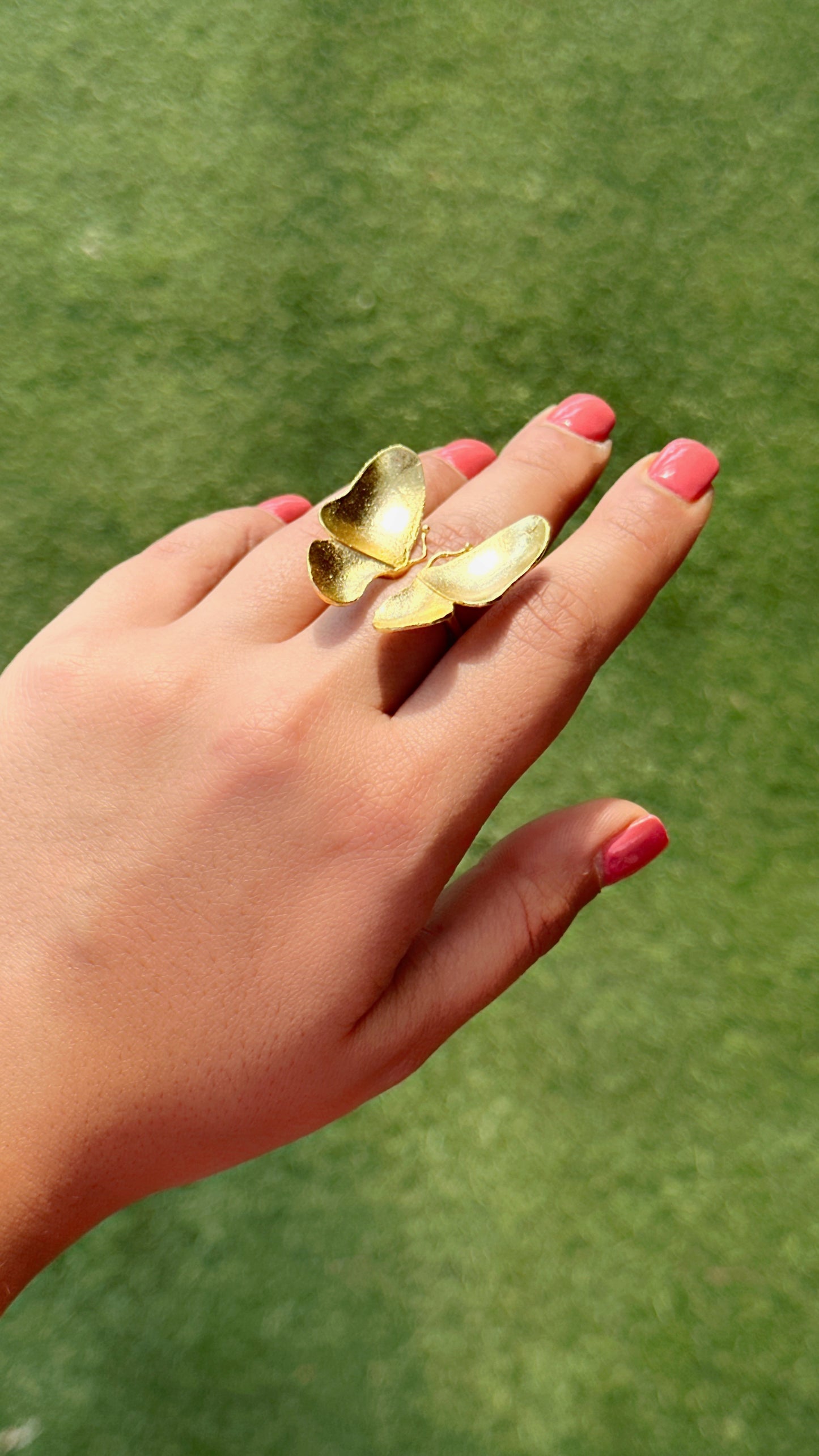 Wings of Spring Open Flexible Ring