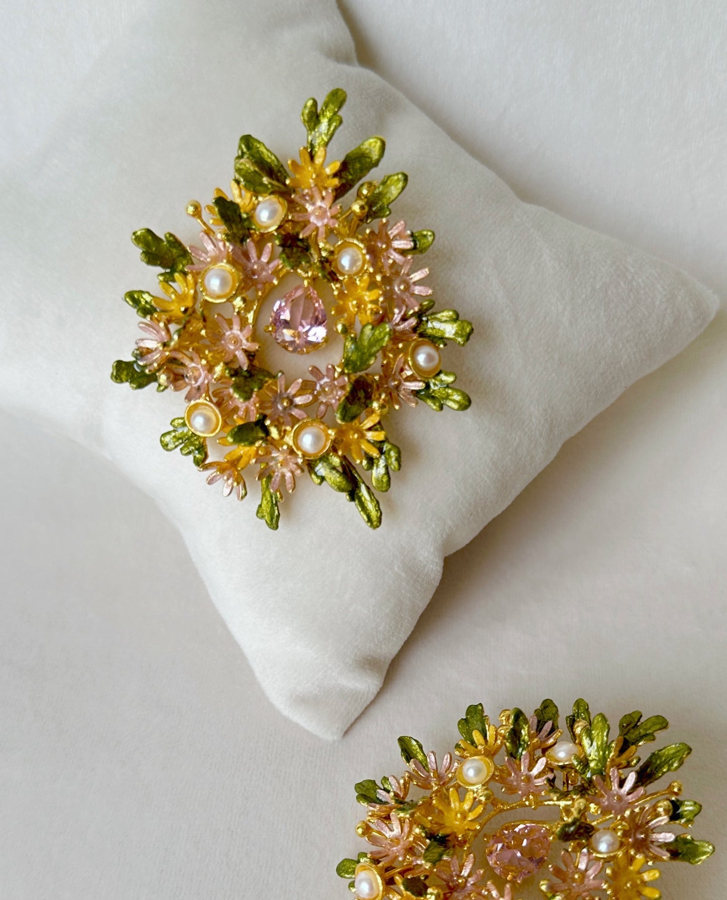 Enchanted Glade Earrings - Pastel Garden