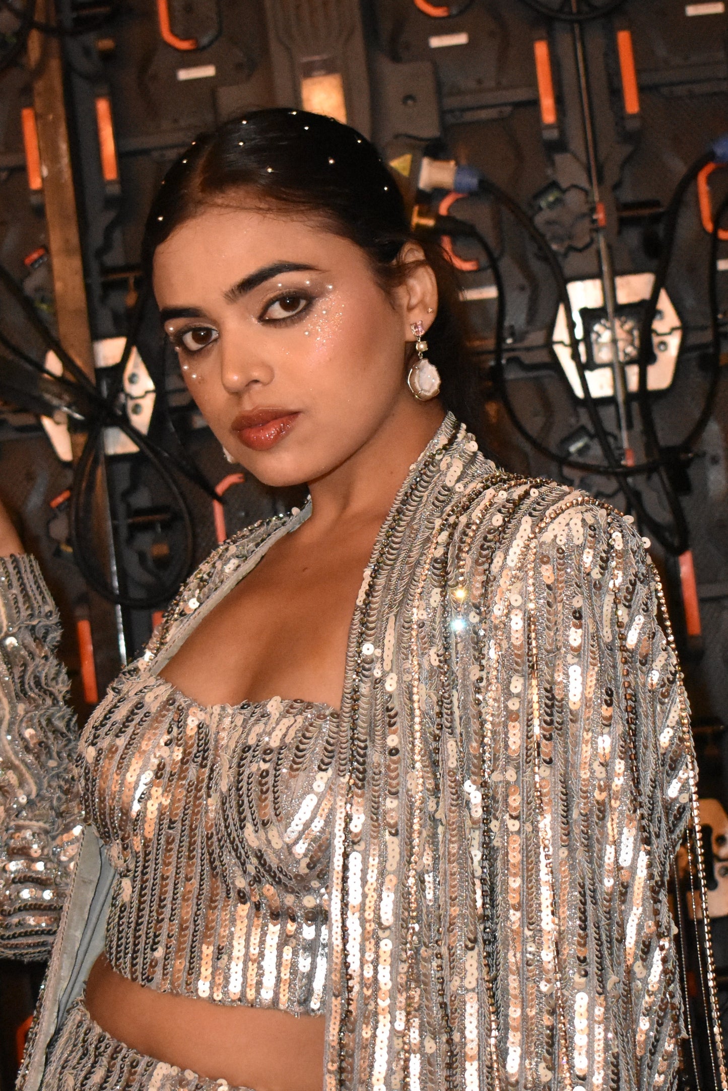 Dancing druzy danglers - soft pink