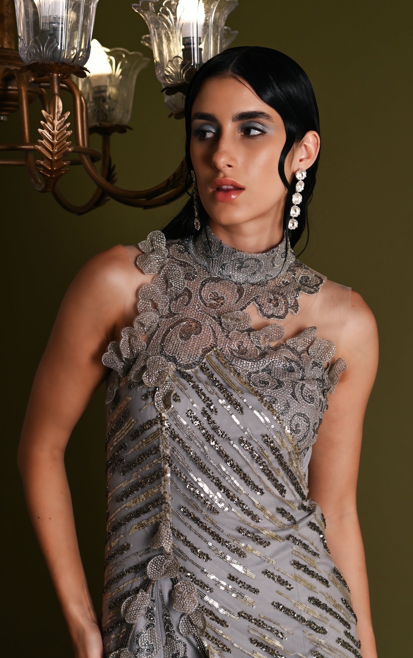 Cascade Earrings Silver
