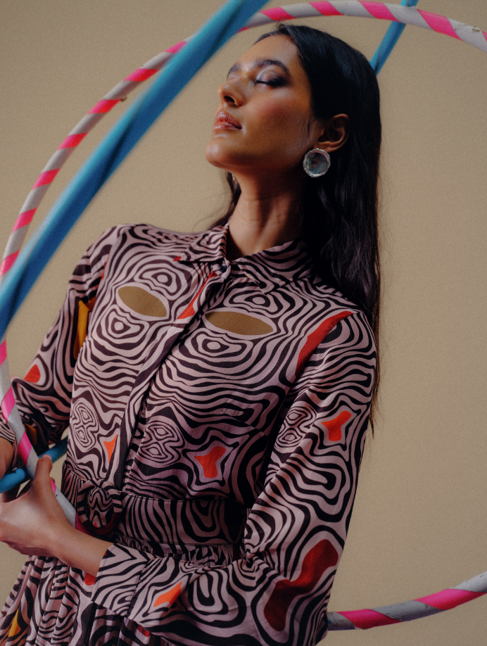 Crater Earrings Silver