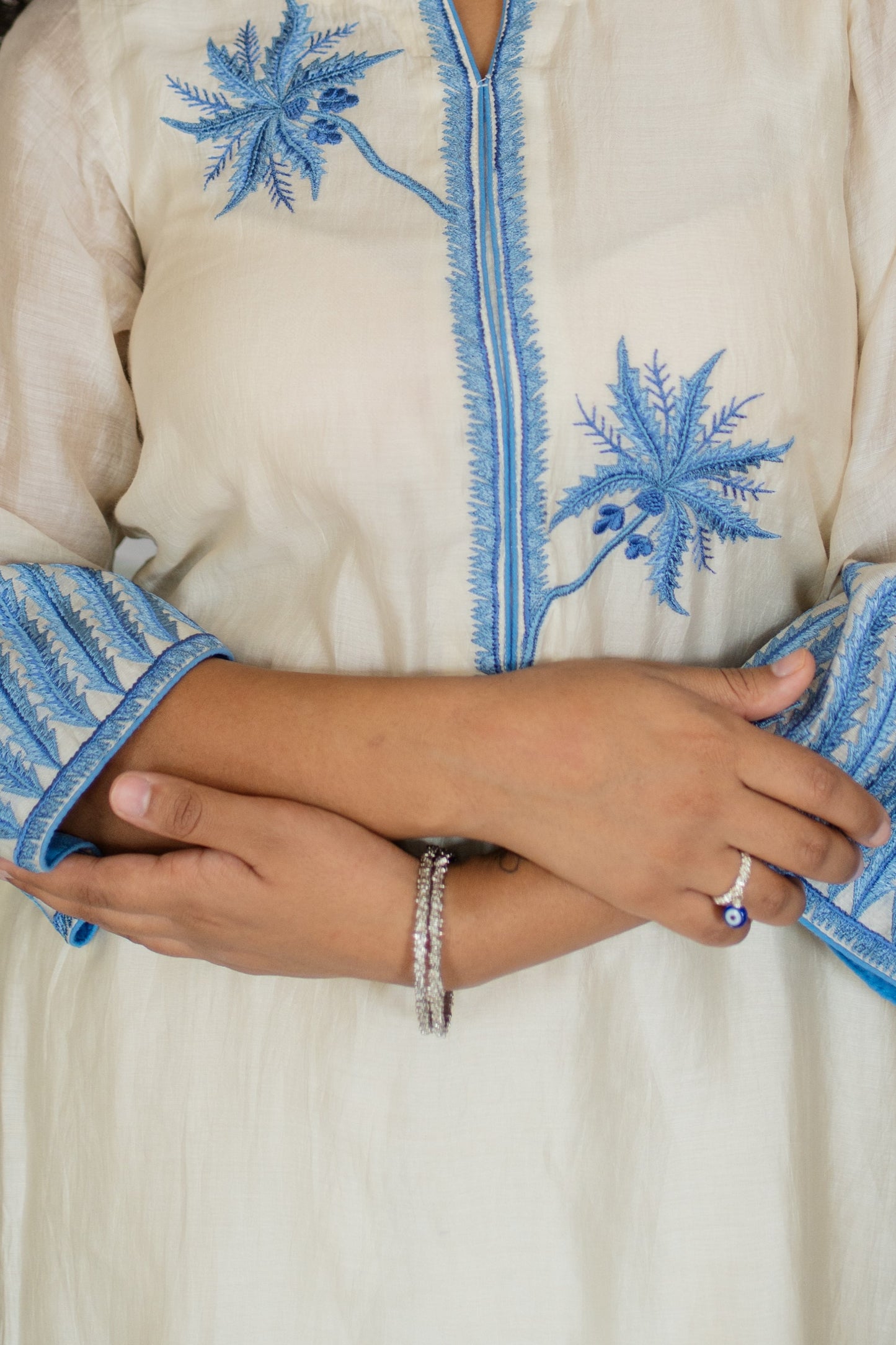 Cosmic Reef Bangle Silver