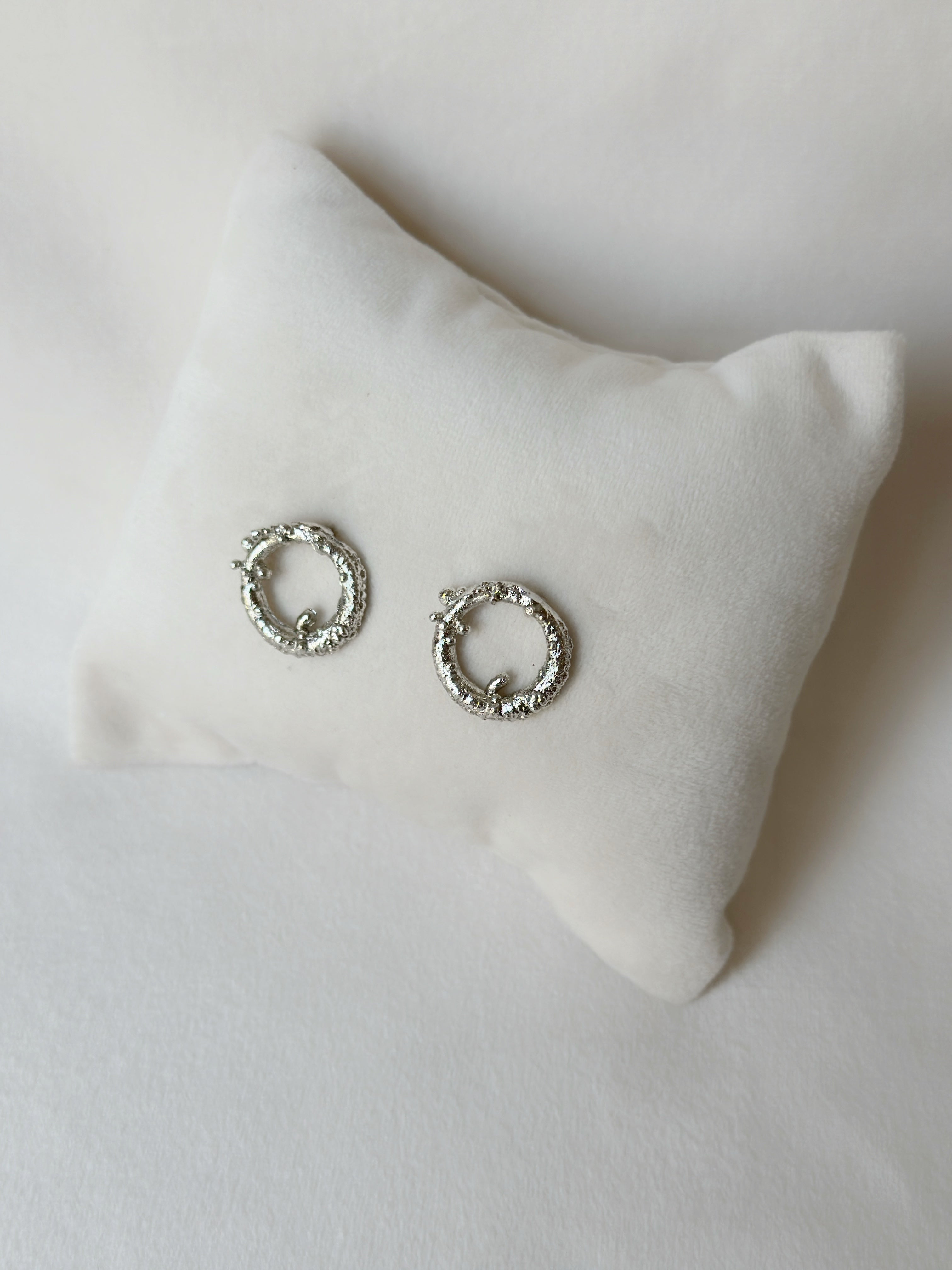 Chakra Studs - Silver