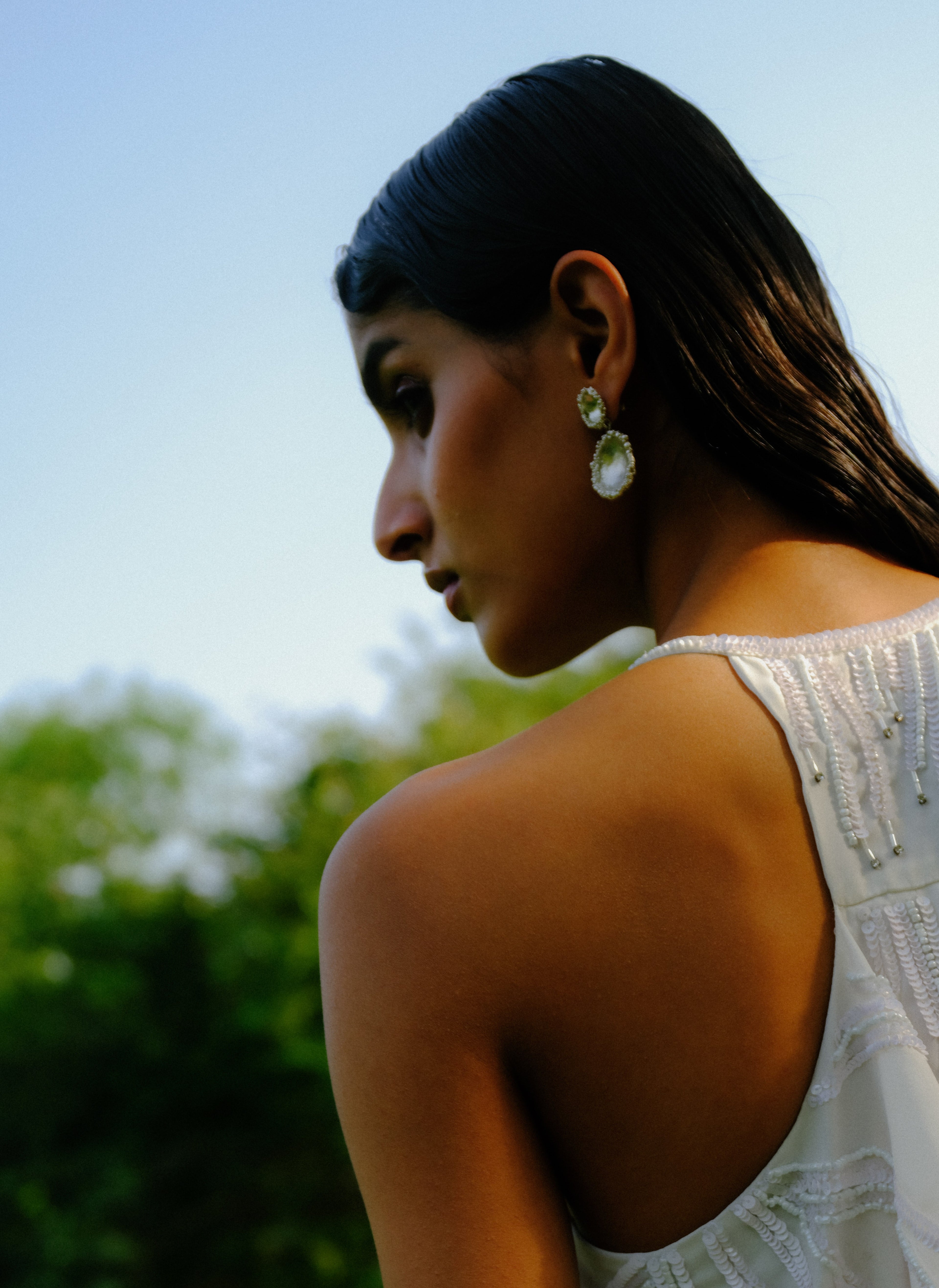 Comet Earrings Silver