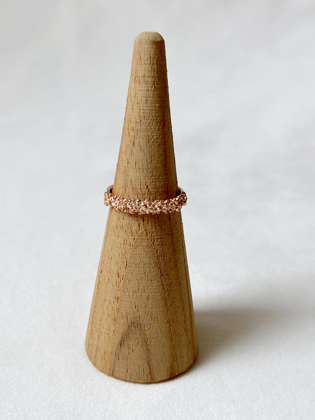 Reef Stacker Ring for Him - Rose Gold