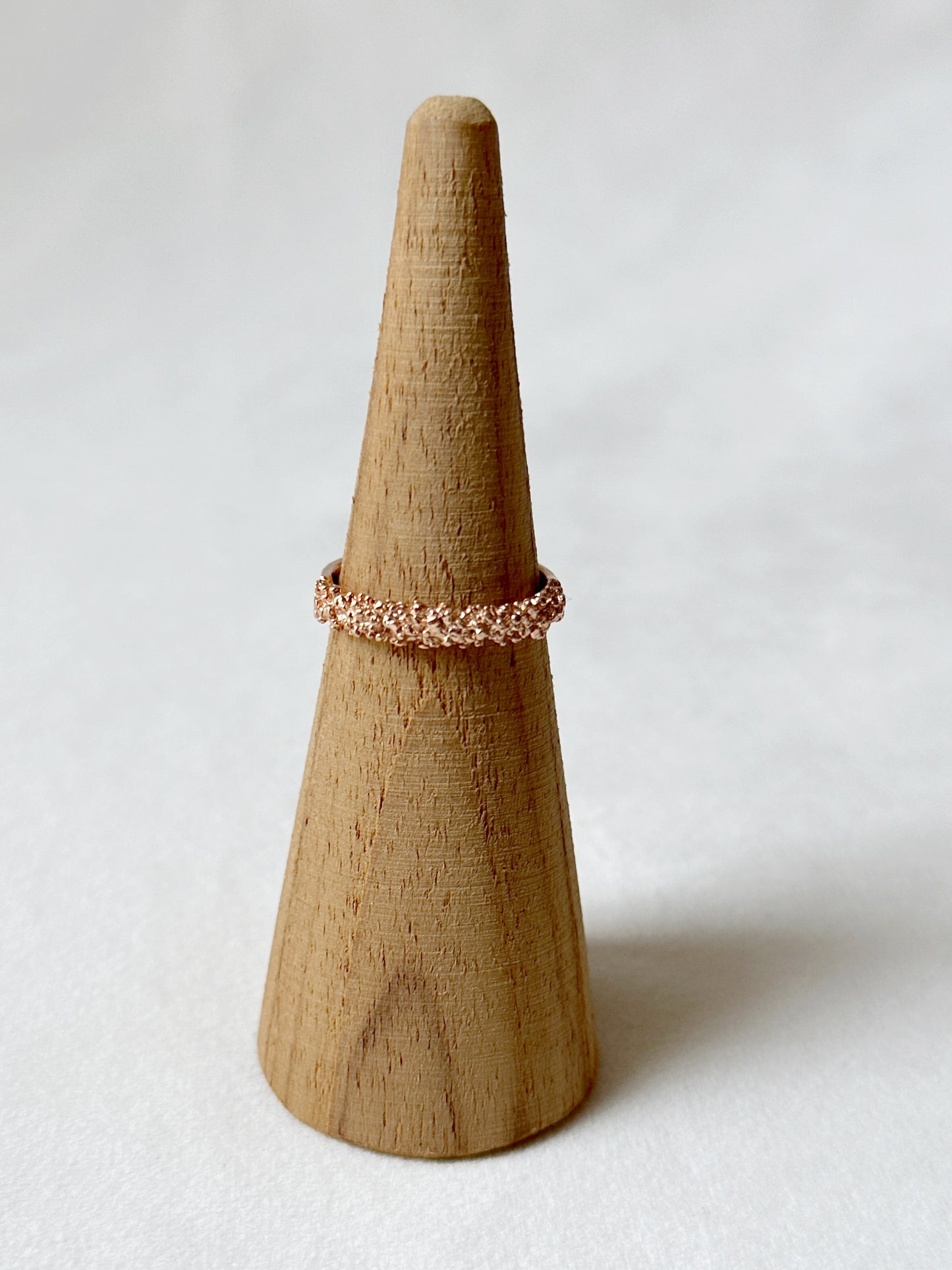 Reef Stacker Ring for Him - Rose Gold