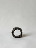 Criss Cross ring black