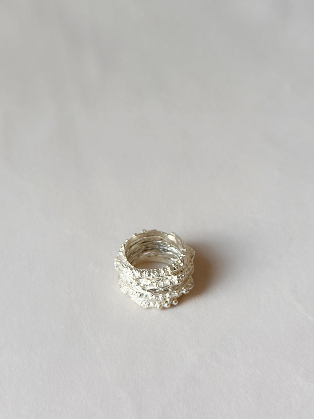 Criss cross Ring Silver