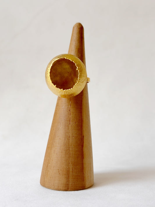 Couldron Ring Matte Gold
