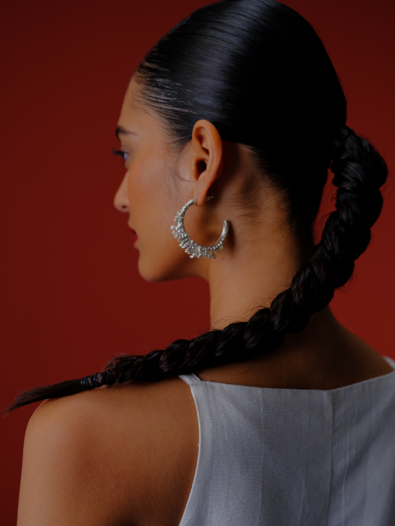 Coralline Hoops Silver