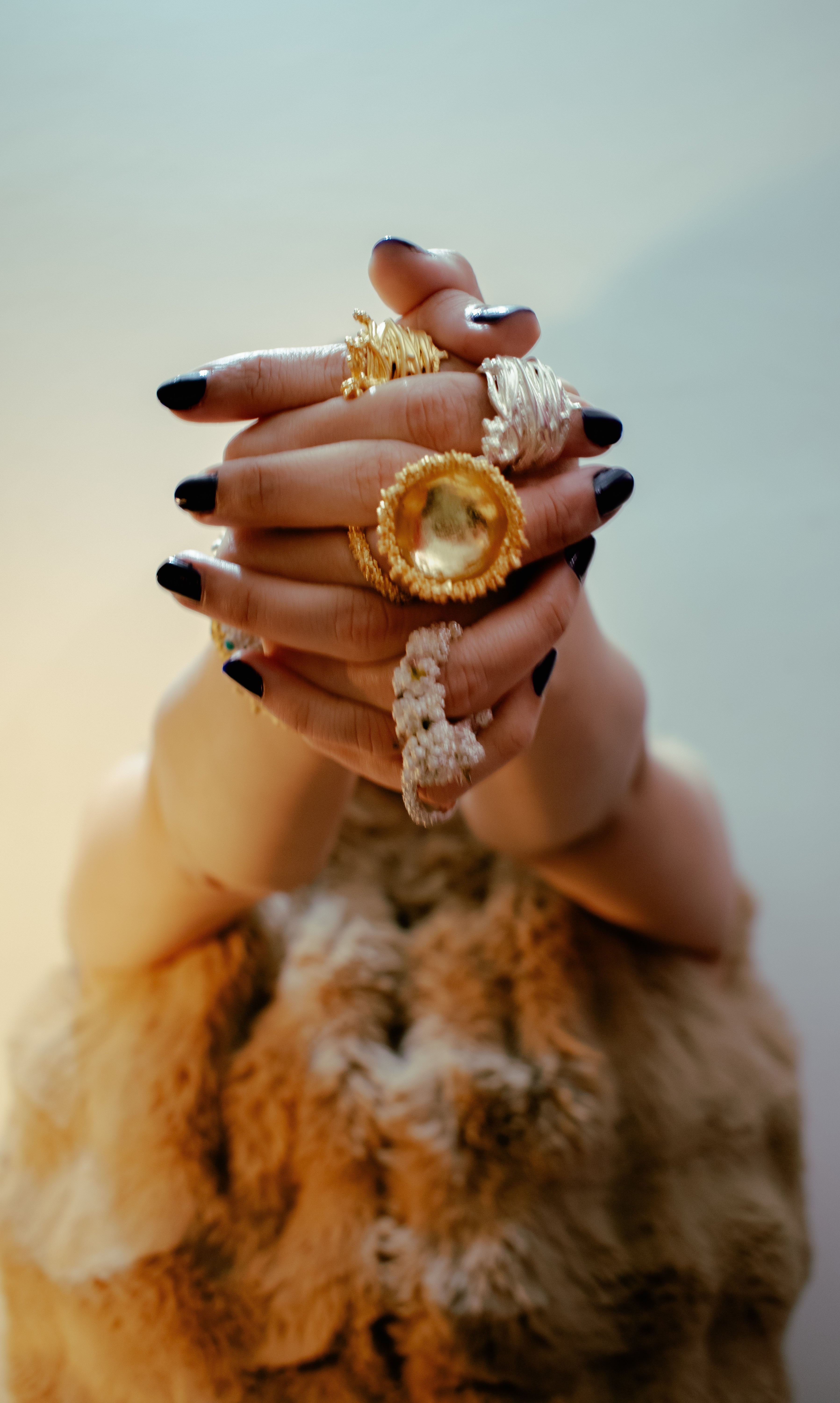 Manthan Serpentree Gold ring