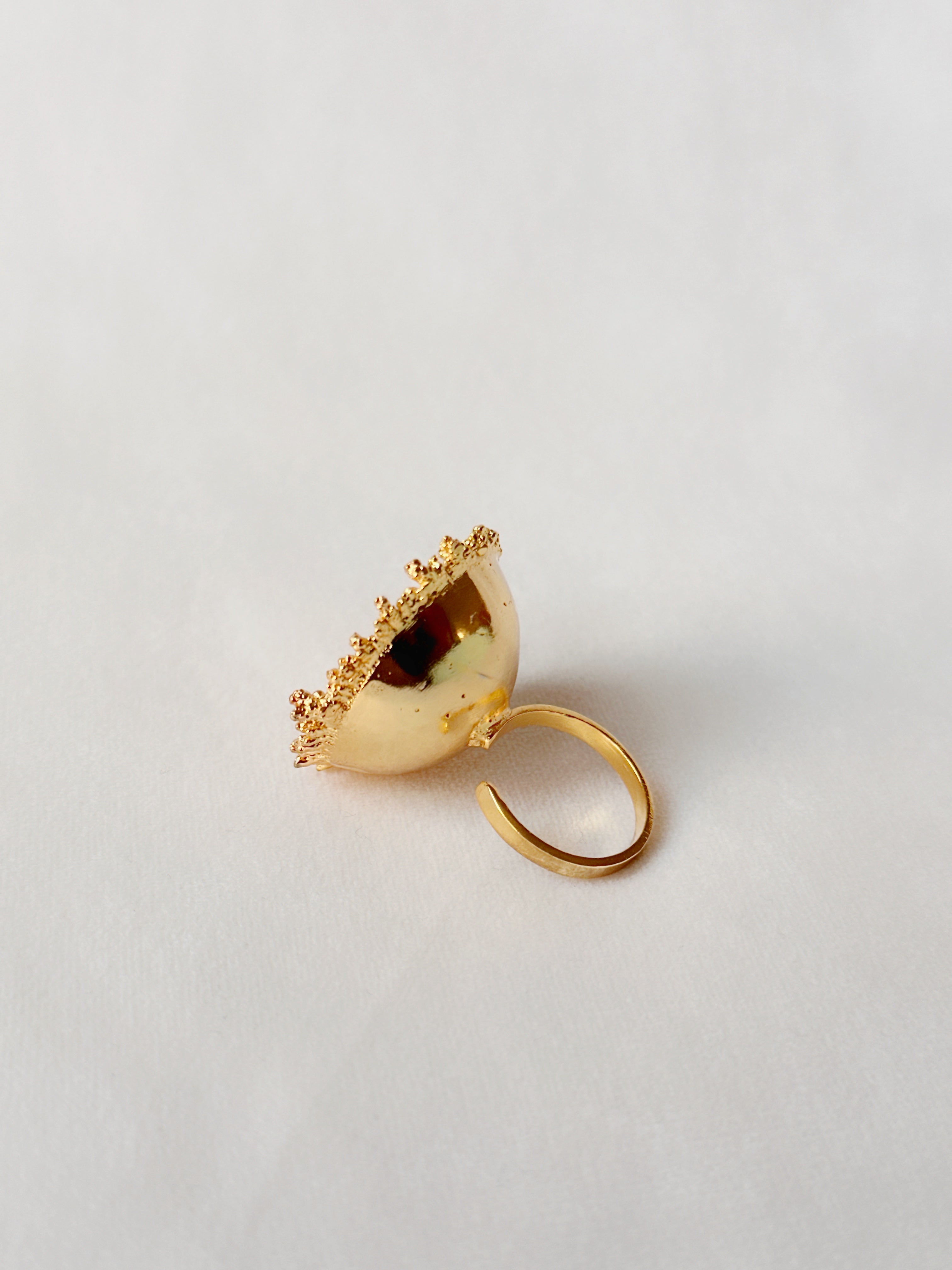 Crater Ring Gold