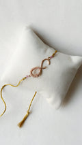 Infinity Rakhi Rose and Gold