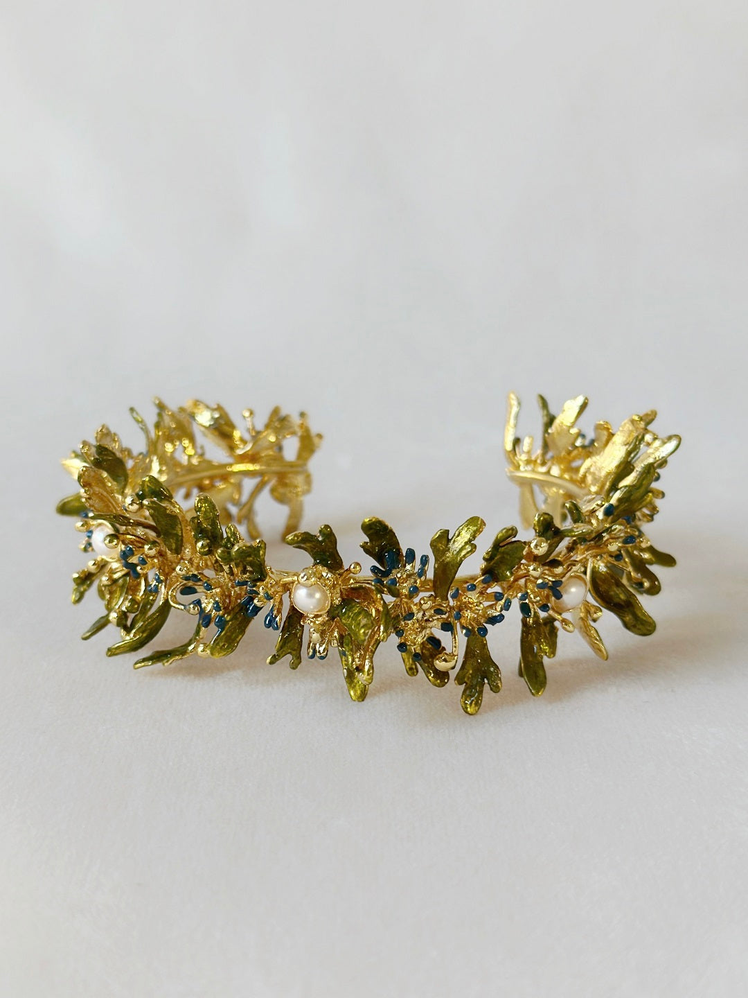 Blooming Trail Bangle - forget-me-not blue