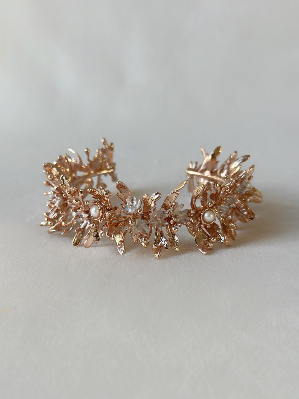 Blooming Trail Bangle - Rose gold