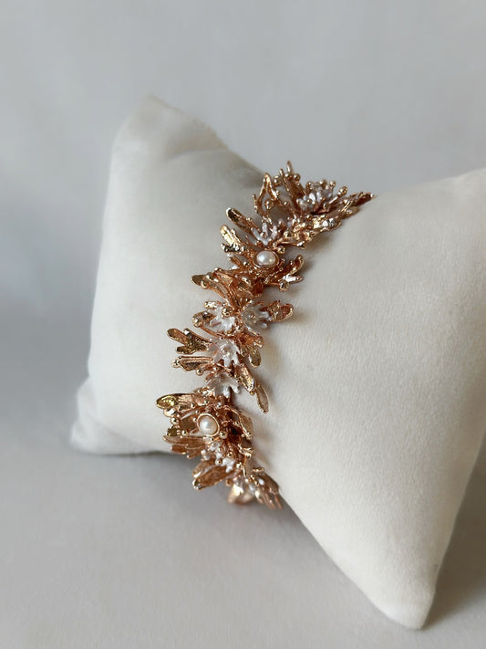 Blooming Trail Bangle - Rose gold