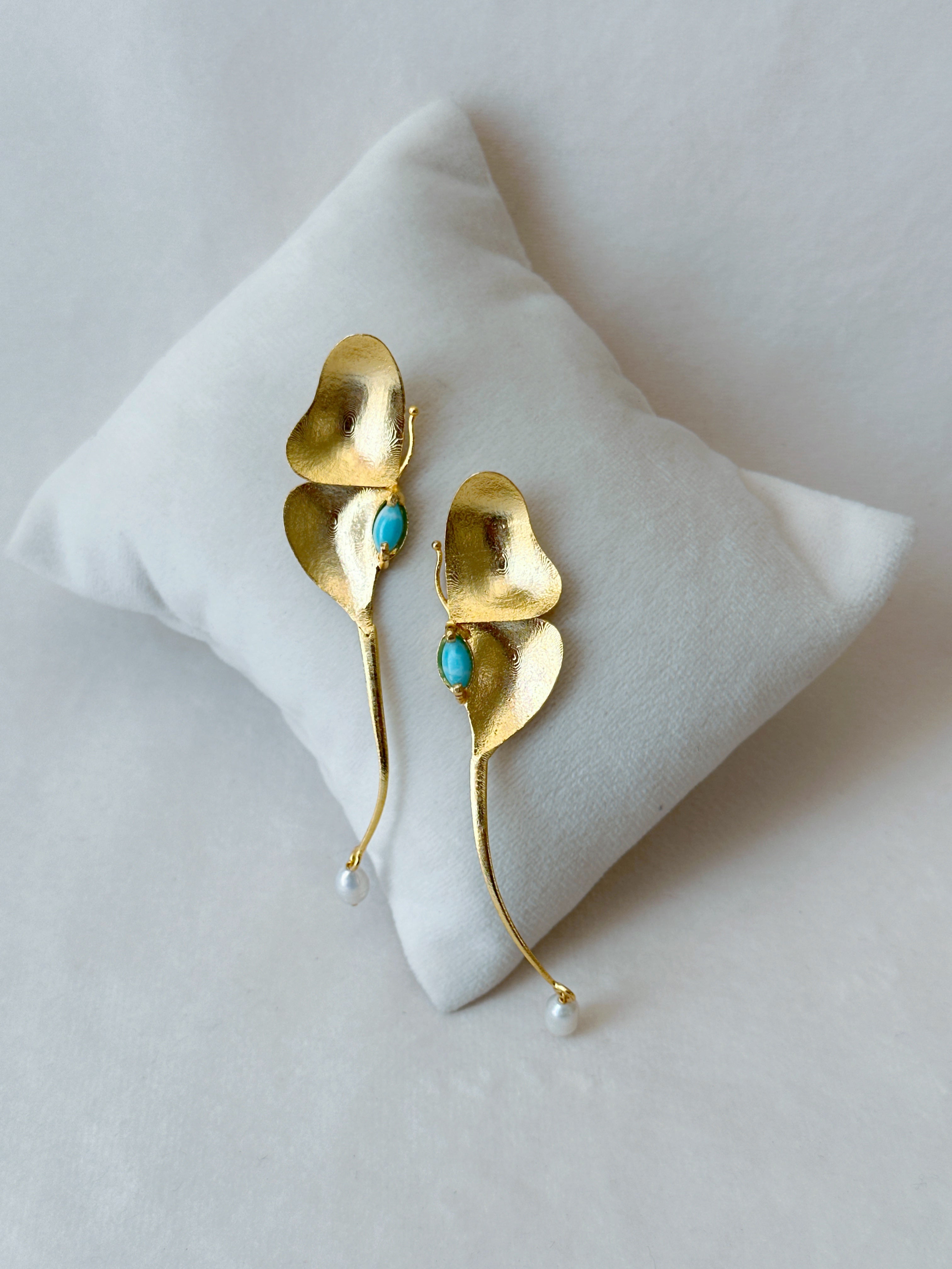 Wings of Spring butterfly stone danglers