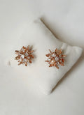 Wild Flower Bouquet Studs Rose Gold