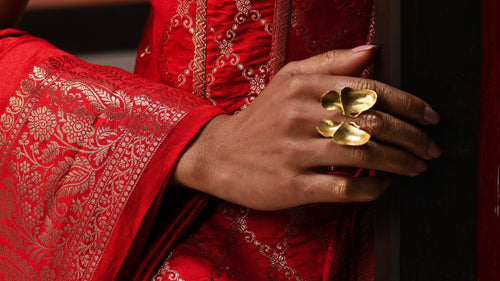 Wings of Spring Open Flexible Ring