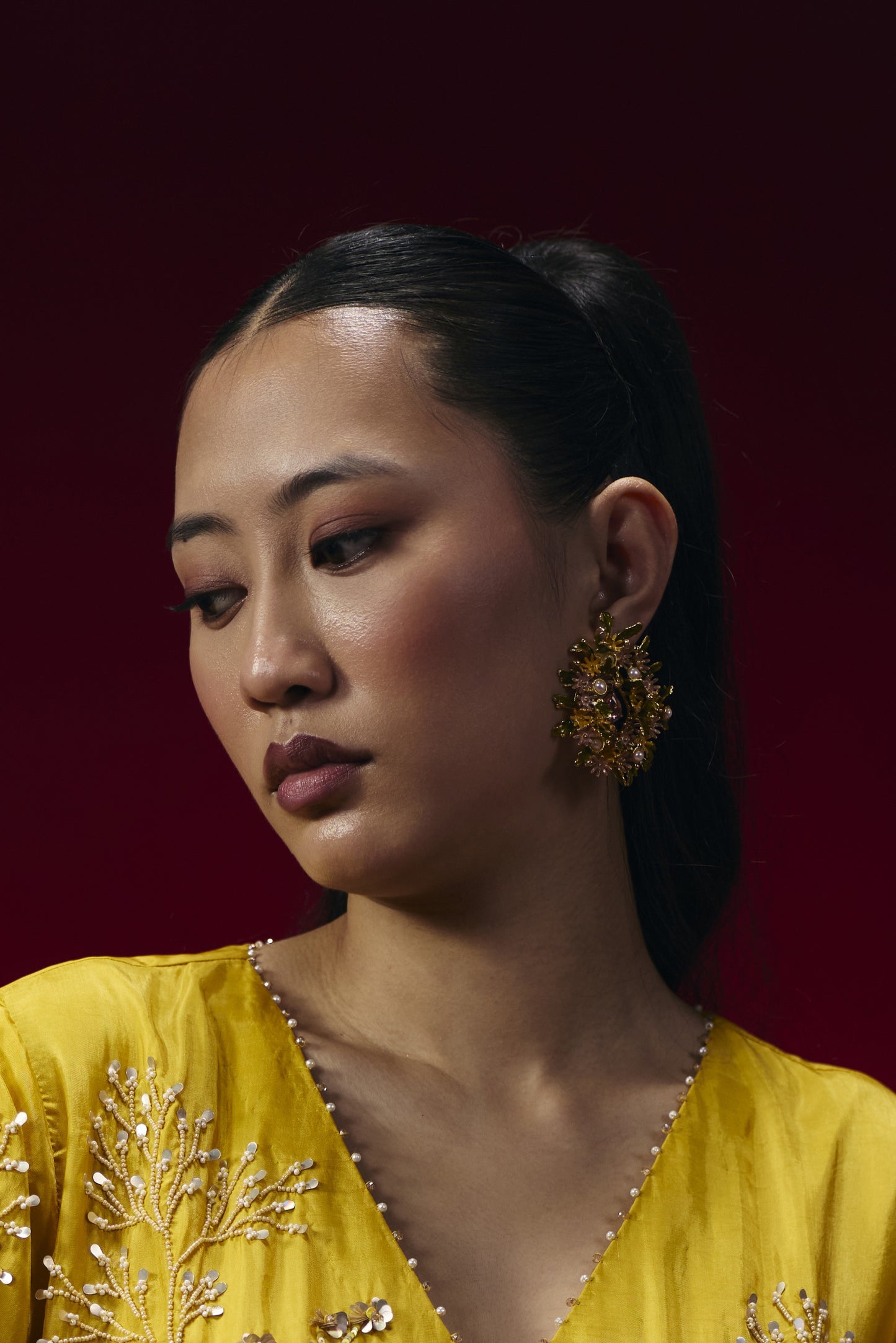 Enchanted Glade Earrings - Pastel Garden