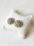 Sunshine Midi Pearl Studs - Silver