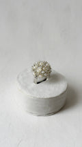 Sunshine Mini Pearl Ring Silver