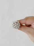 Sunshine Midi Pearl Ring Silver