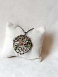 Trellis Pendant - Black and Pink