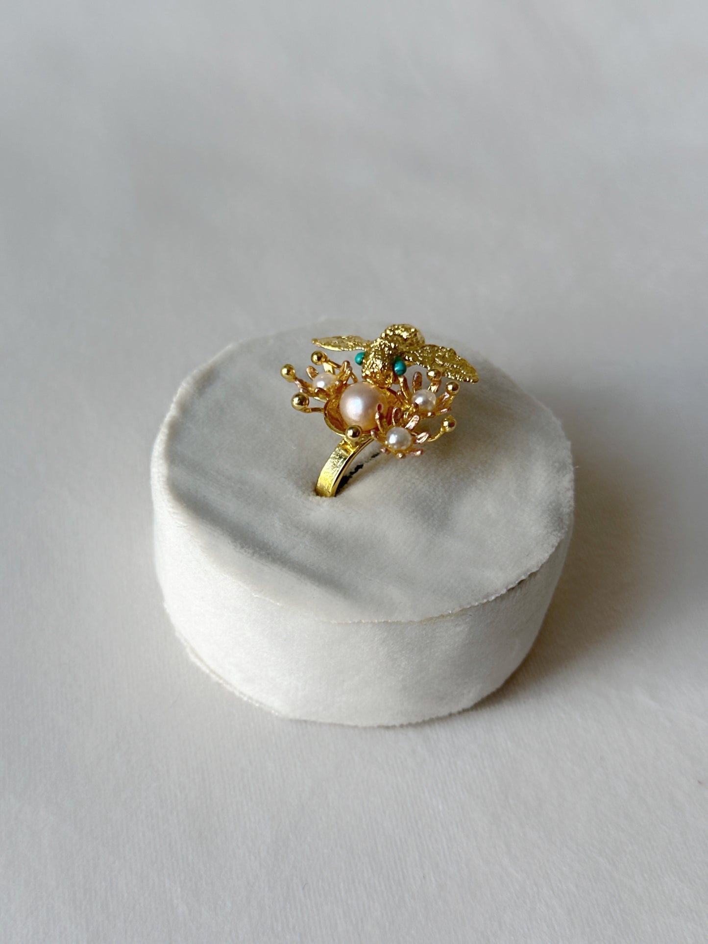 Buds and Bee Ring