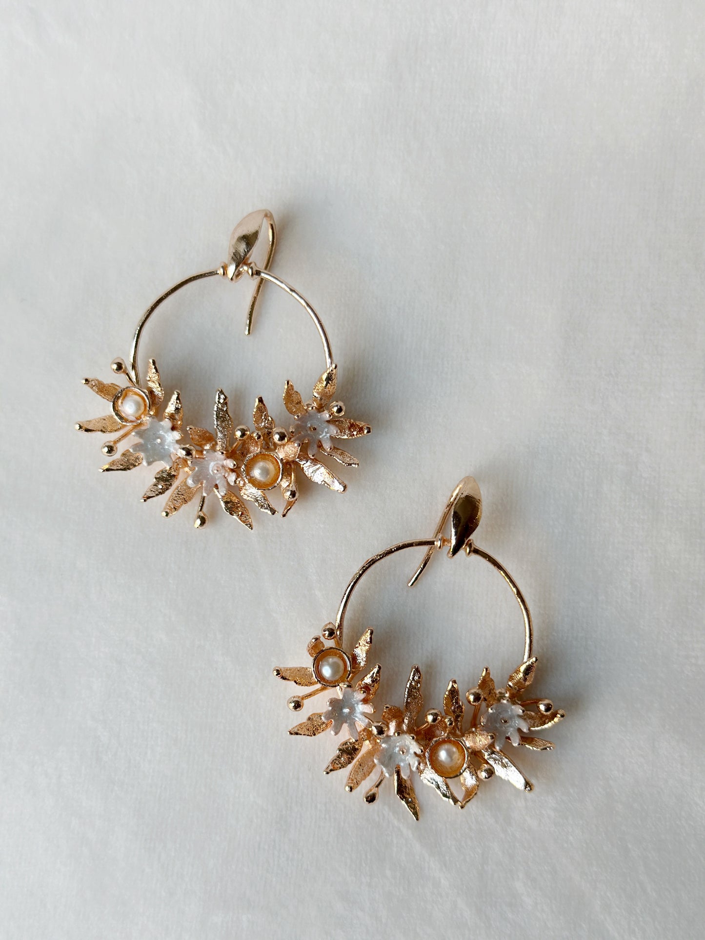 Festive chandbali small rose