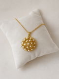 Sunshine Midi Pearl Pendant - Gold