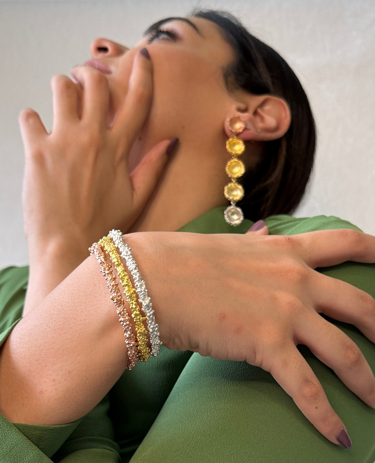 Cosmic Reef Bangle Silver