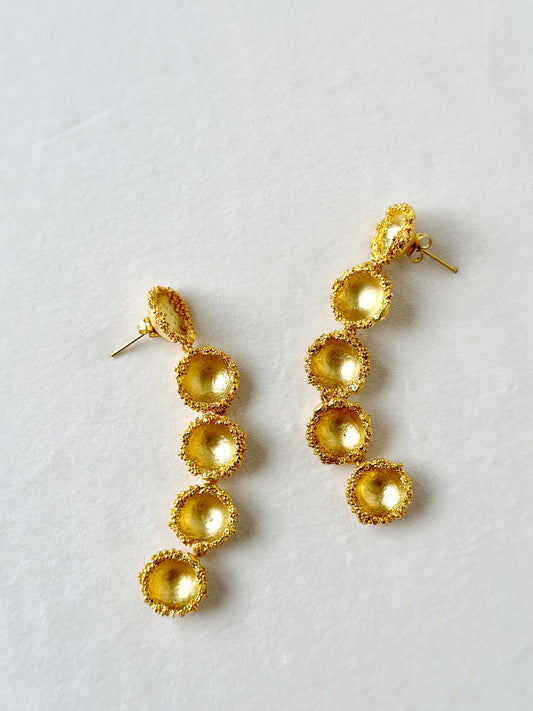 Cascade Earrings Gold