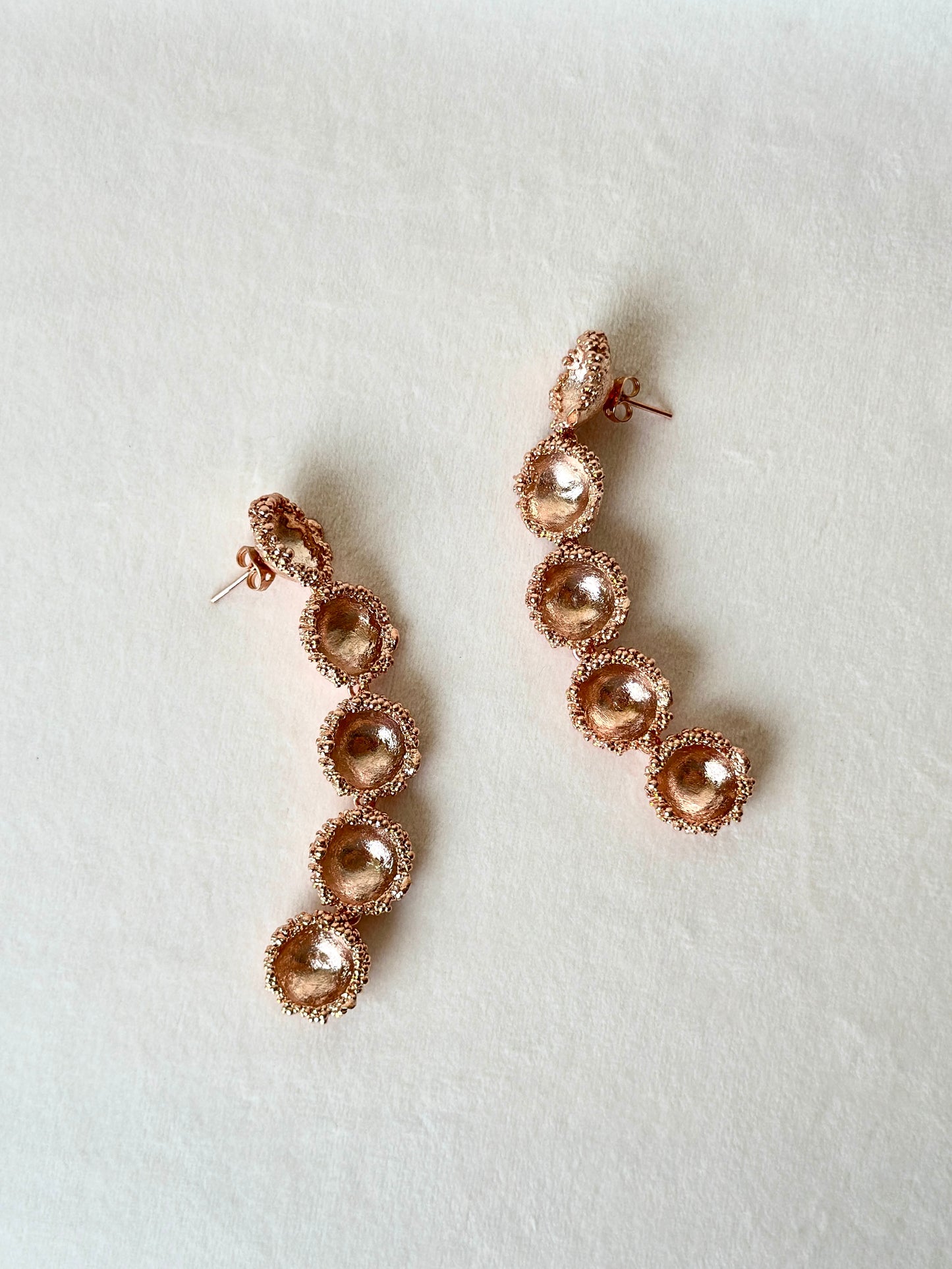 Cascade Earrings Rose Gold