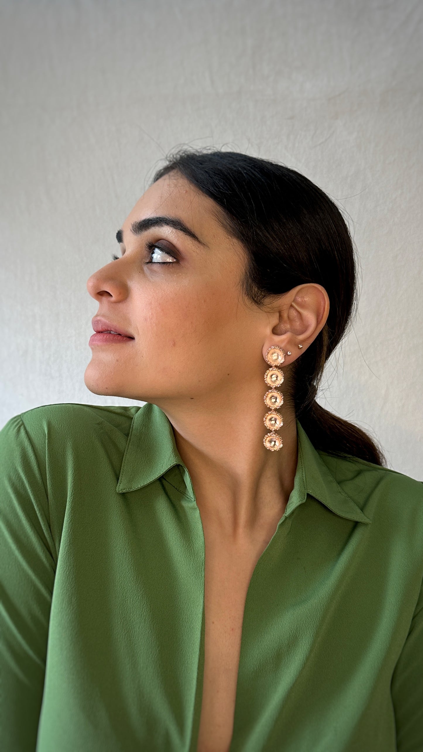 Cascade Earrings Rose Gold