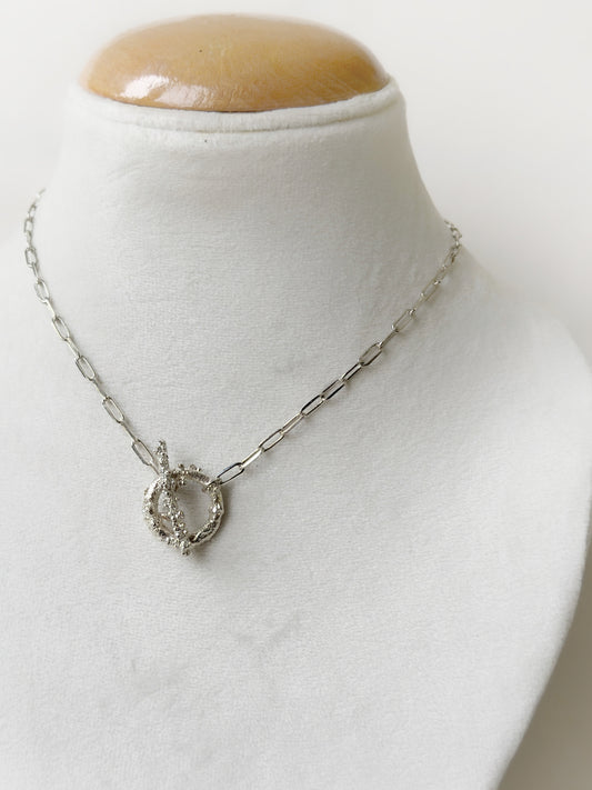 Chakra Pendant Chain Silver