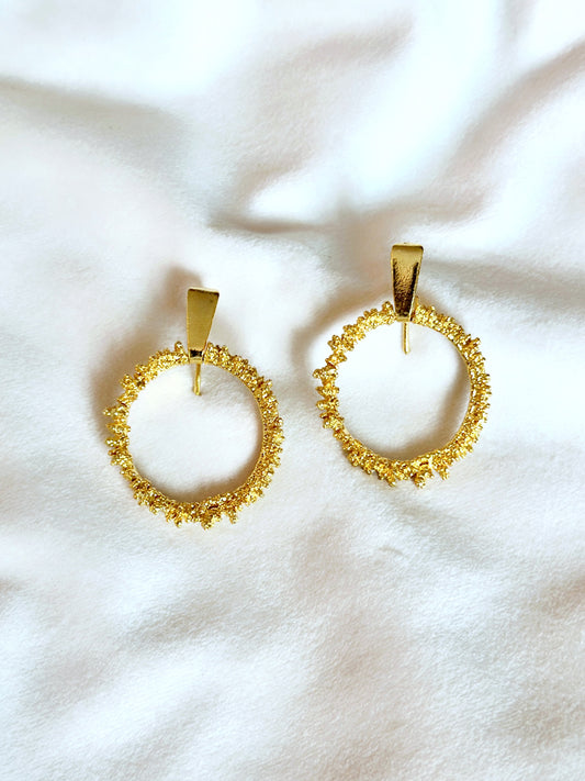 Meteorite Dangles Gold