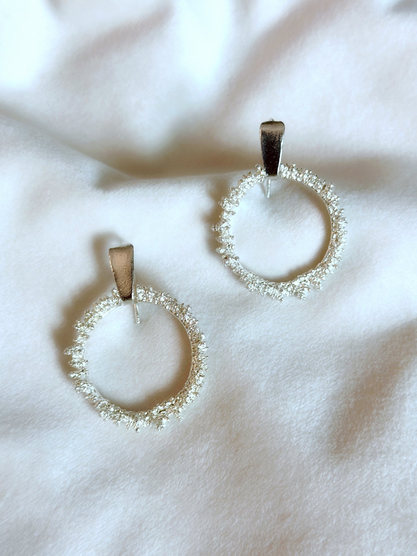 Meteorite Dangles Silver