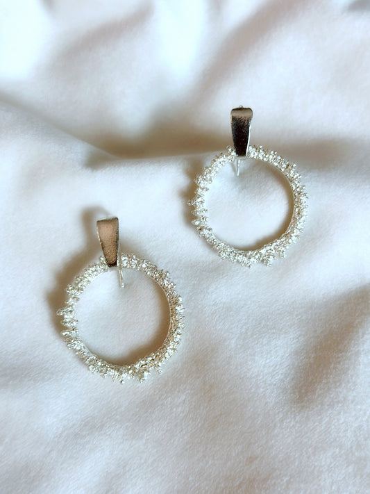 Meteorite Dangles Silver