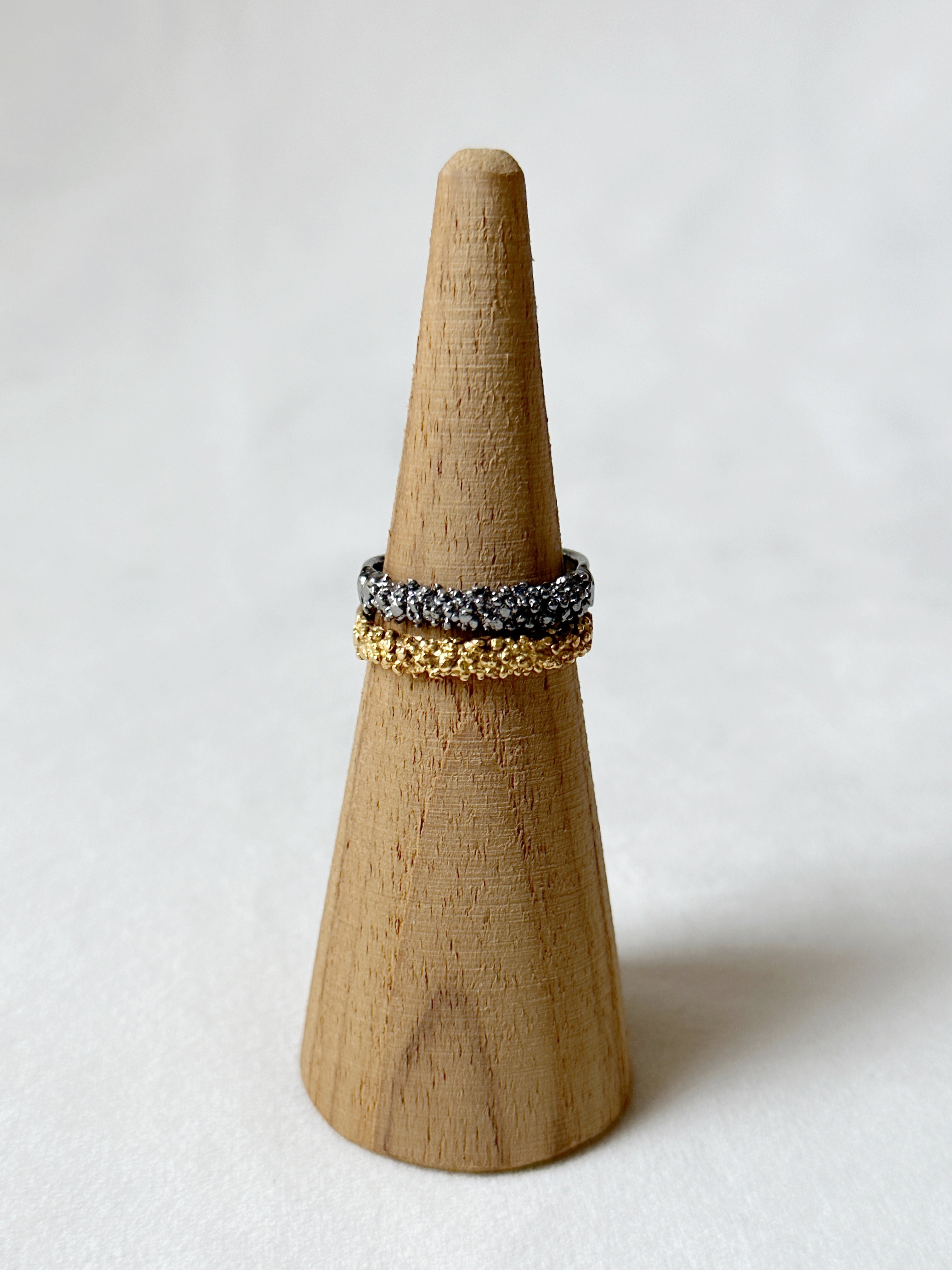 Reef Stacker Ring for Him - Black