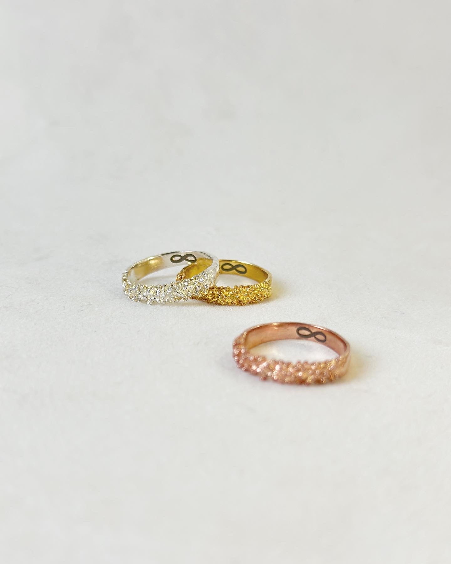 Reef Stacker Ring for Him - Gold