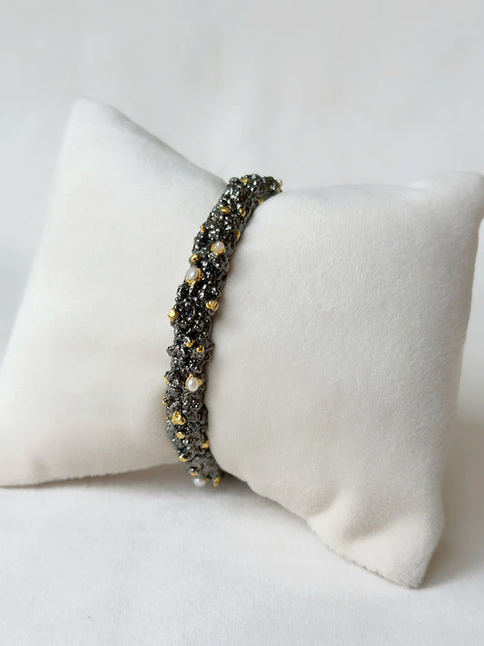 Constellation Bangle Meteorite Black