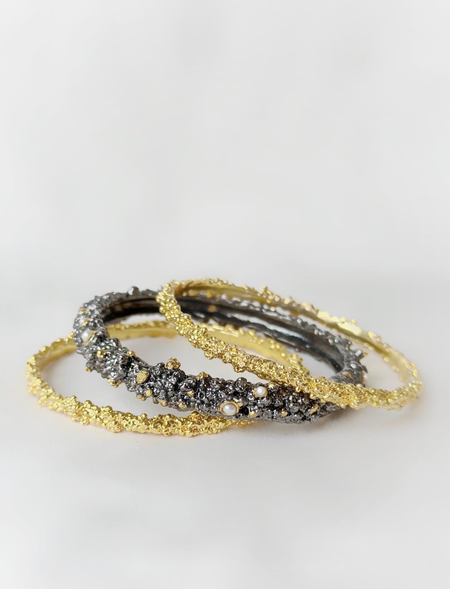 Constellation Bangle Meteorite Black