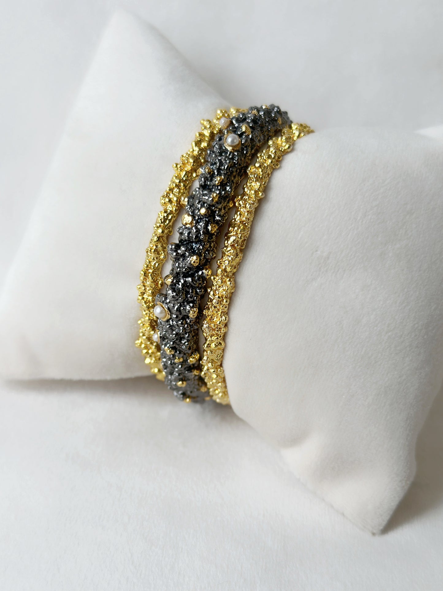 Constellation Bangle Meteorite Black