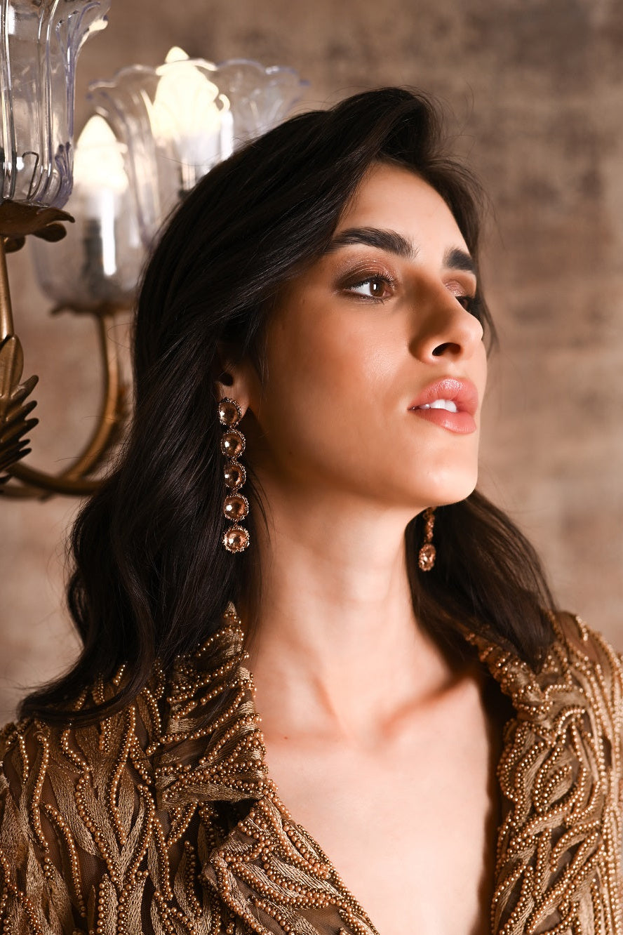 Cascade Earrings Rose Gold