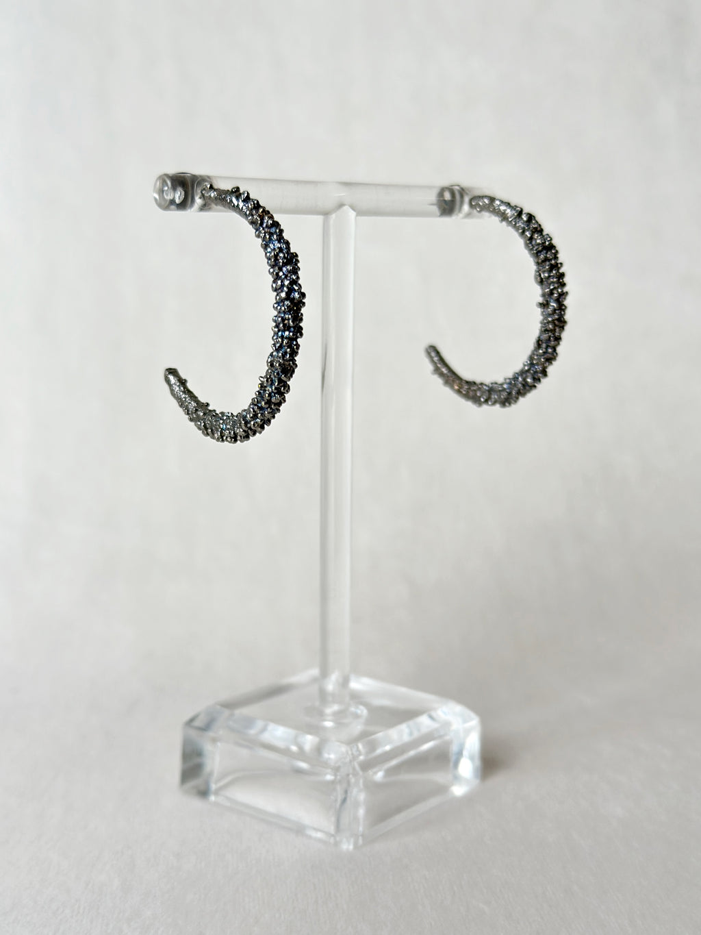 Half Moon Hoops Meteorite Black
